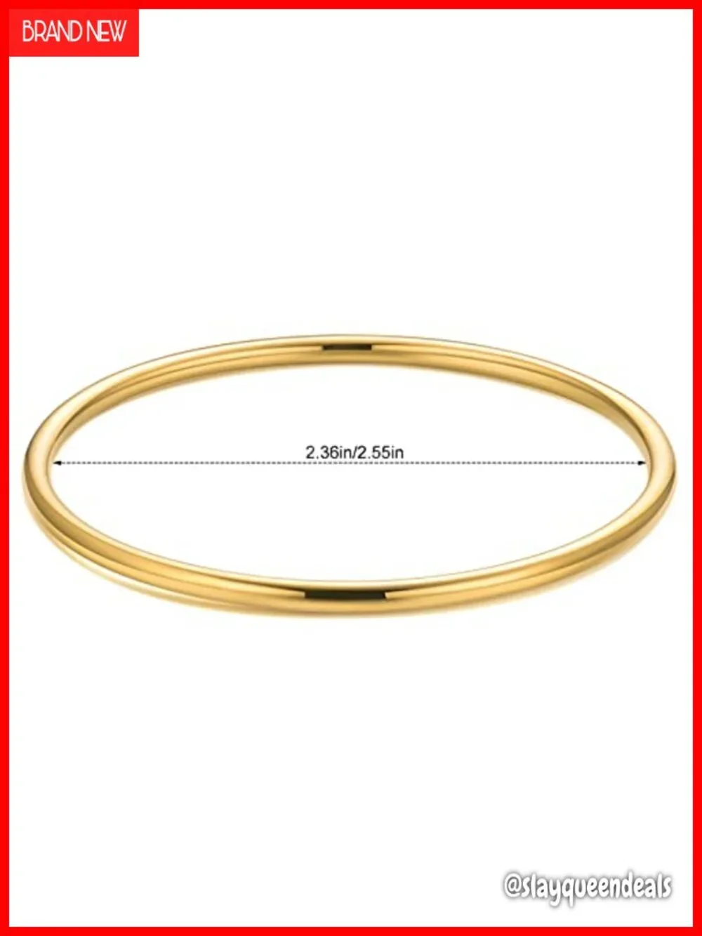 3mm 14K Gold Plated Stainless Steel Bangle Bracelet Women Stackable Thin Round